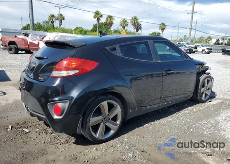2013 Hyundai Veloster Turbo from USA, damaged, VIN KMHTC6AE8DU178833